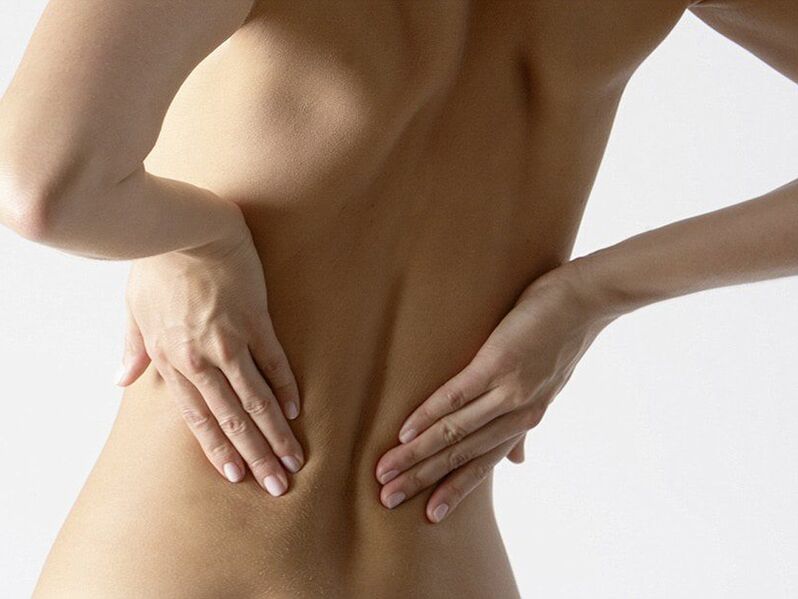 Why do back pain occur in the lower back