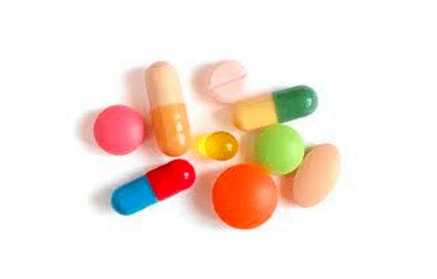 Pain treatment tablets in finger joints